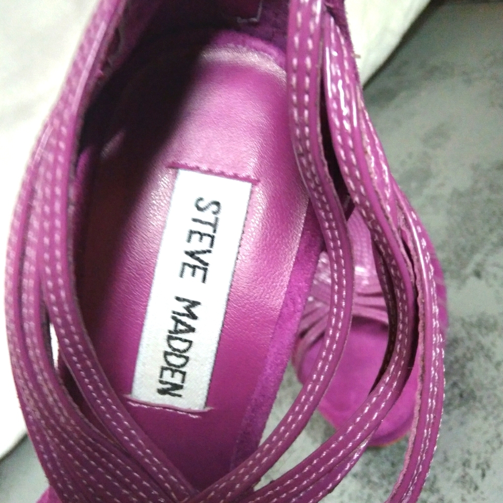 Fuschia steve madden heels
